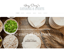 Tablet Screenshot of harrycarayscatering.com